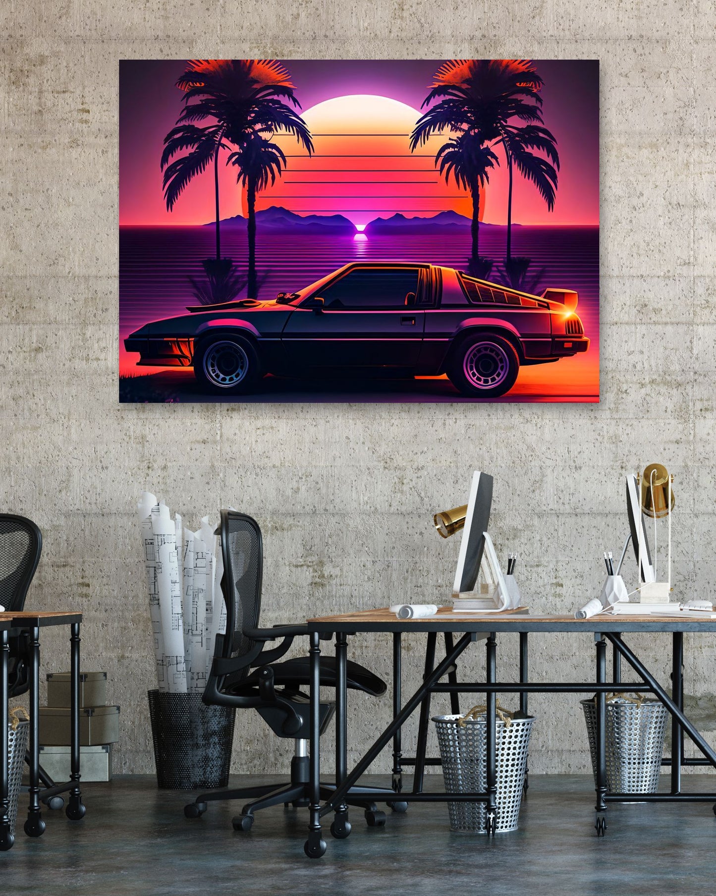 Car Retro Synthwave 26 - @NotoCreative