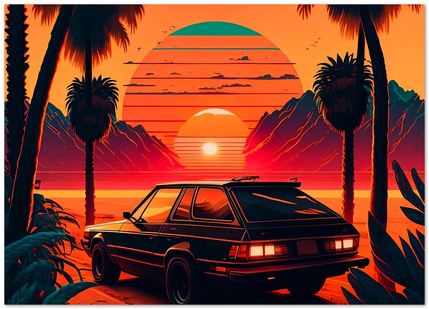 Car Retro Synthwave 27 - @NotoCreative