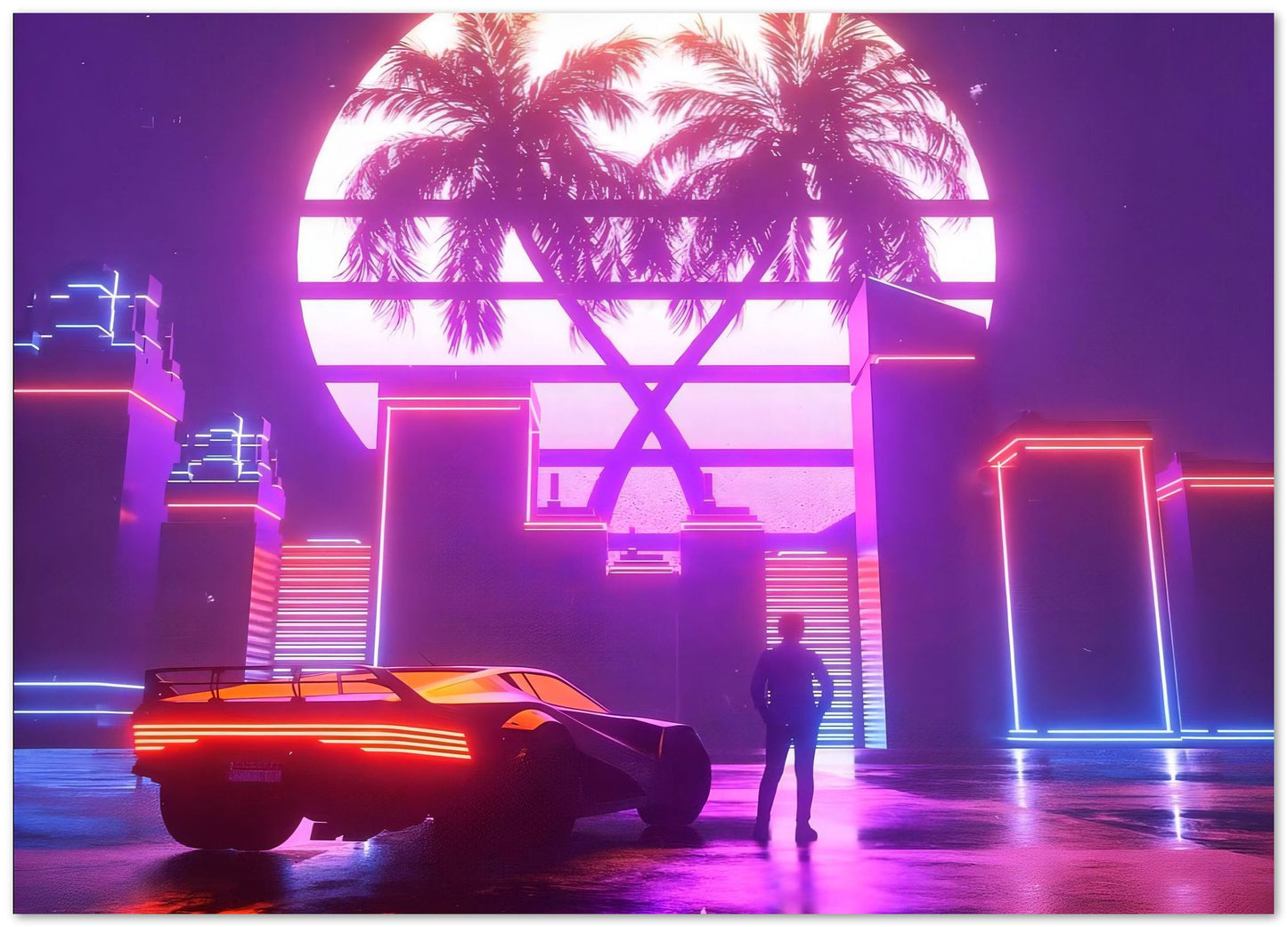 Car Retro Synthwave 34 - @NotoCreative