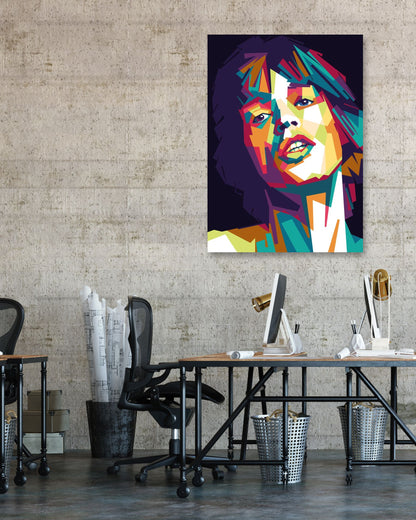 mick jagger rolling stone - @fillart