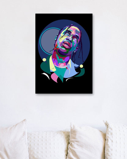 TRAVIS SCOTT style pop art - @GhostArt