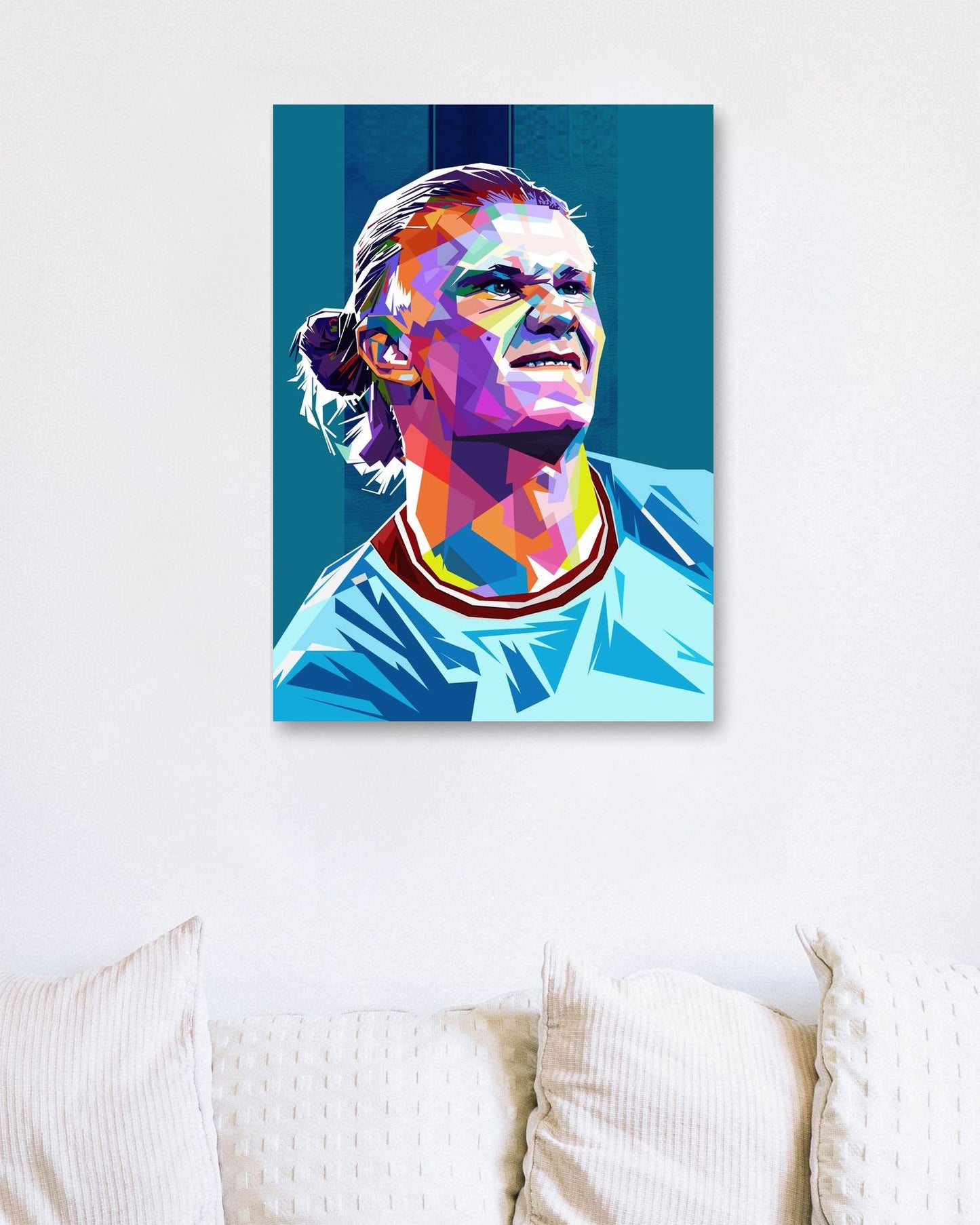 Erling Haaland style pop art - @GhostArt