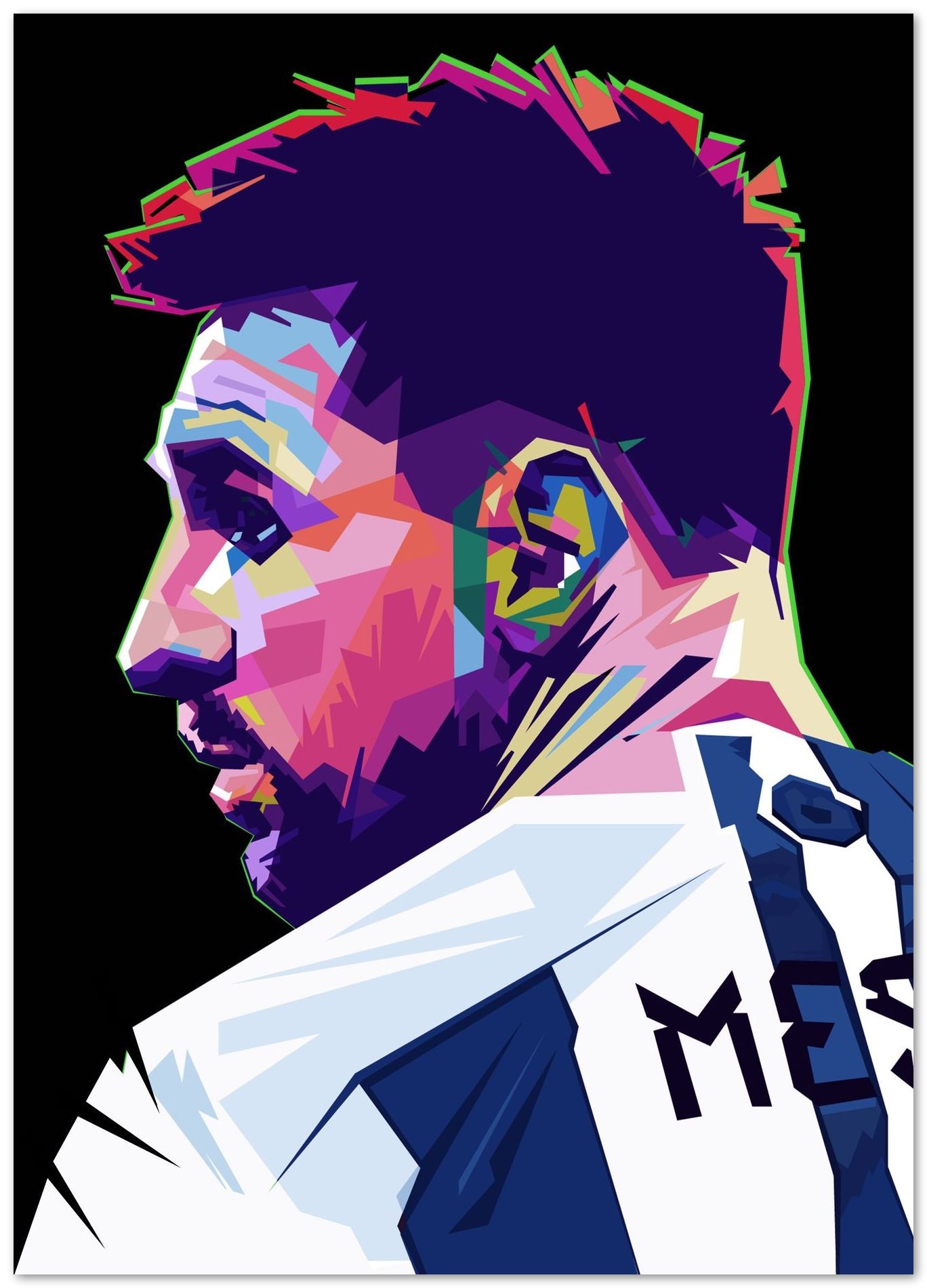 Lionel Messi style pop art - @GhostArt