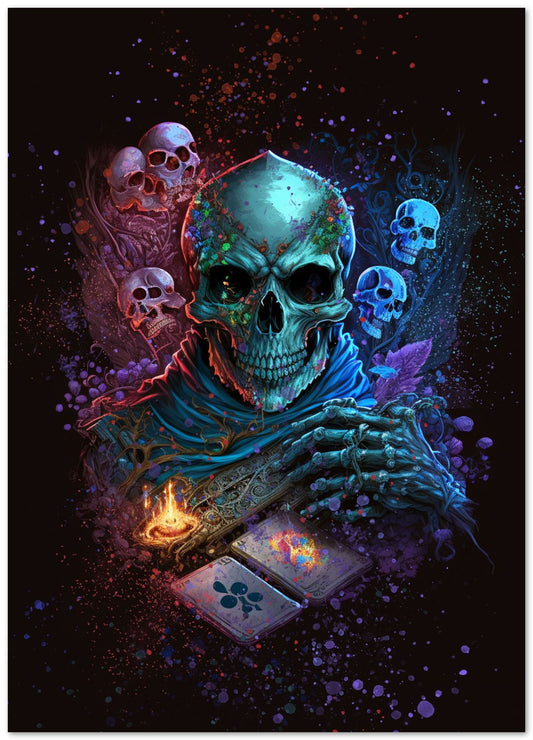 ILLUSTRATION SKULL GAMER - @RAMRAMCLUB