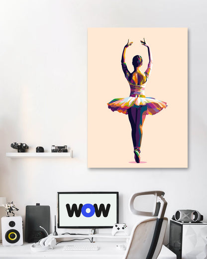 Ballet Pop Art Girl - @WpapArtist