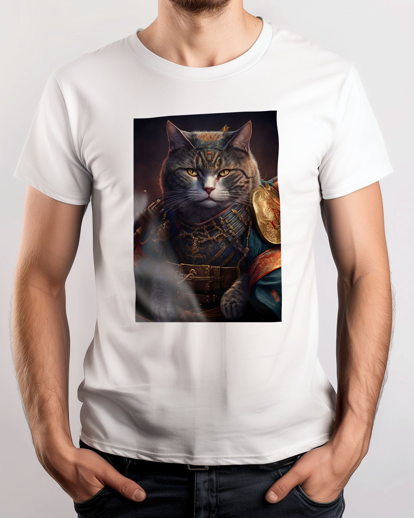 Cat Wearing Samurai - @WpapArtist