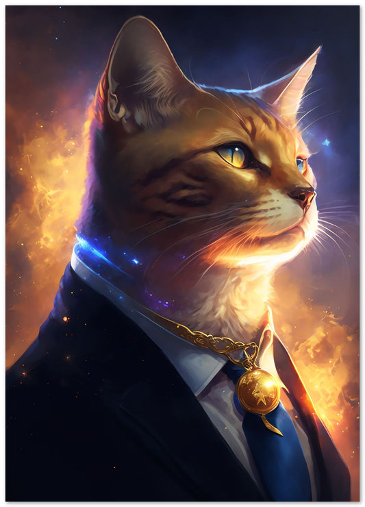 Cat Mafia Gold - @WpapArtist