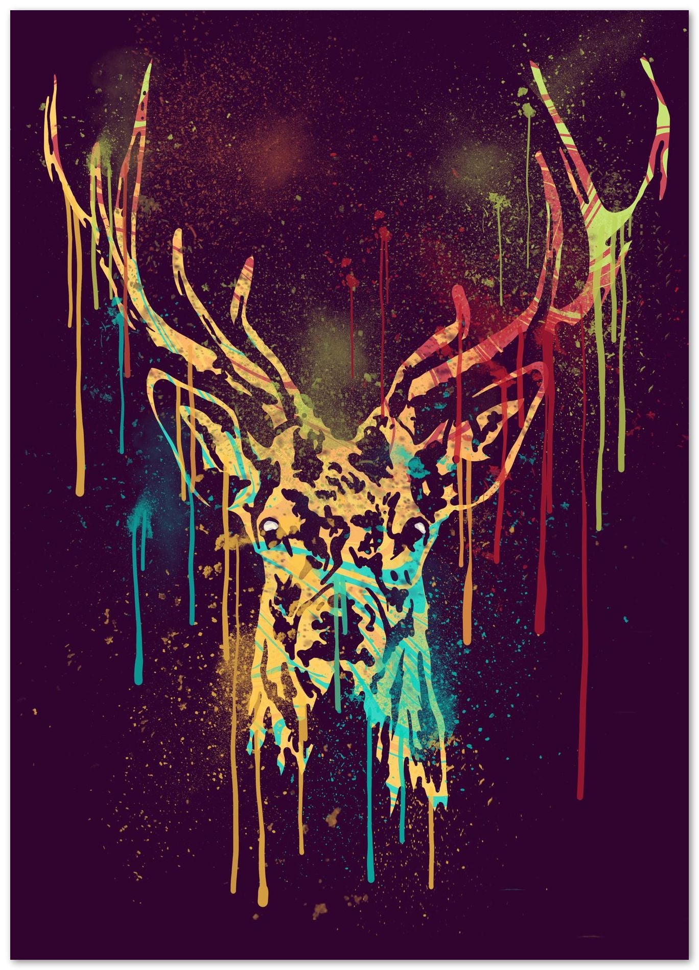 DEER HEAD ILLUSTRATION - @RAMRAMCLUB