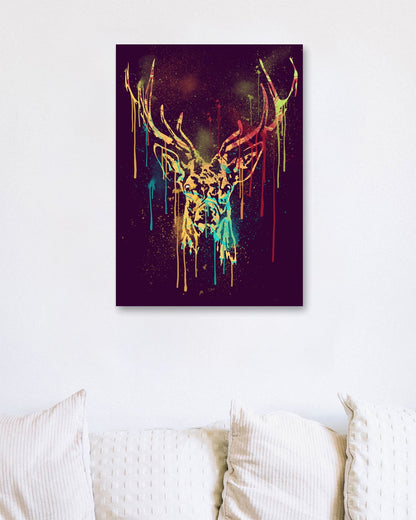 DEER HEAD ILLUSTRATION - @RAMRAMCLUB