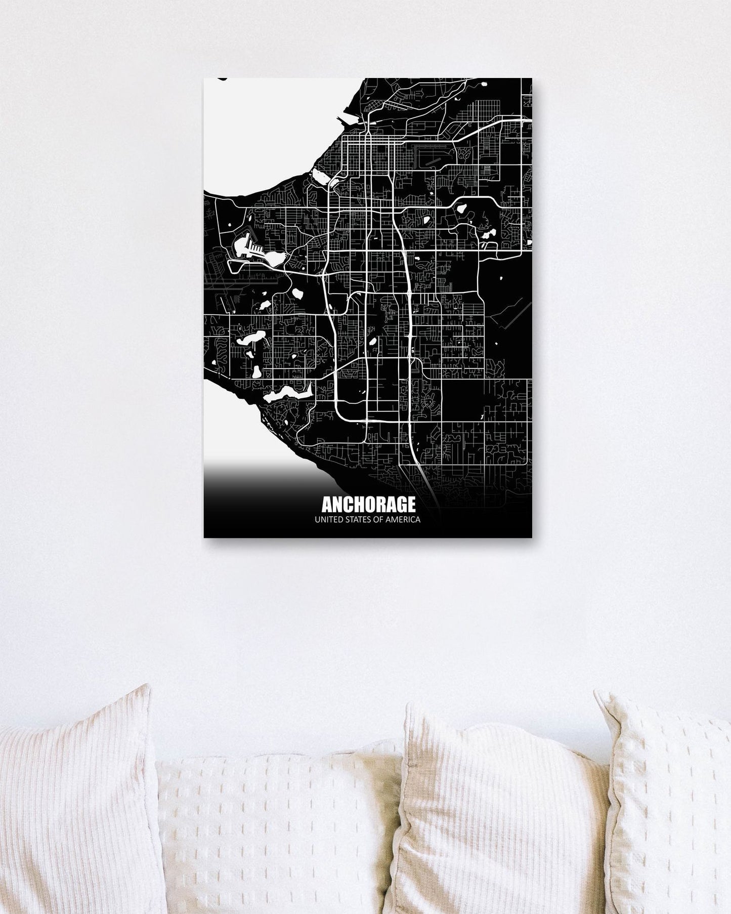 Anchorage USA Dark Negative Maps - @ZakeDjelevic