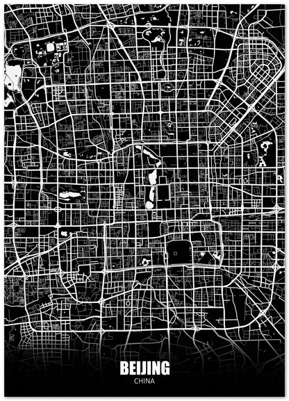 Beijing China Dark Negative Maps - @ZakeDjelevic