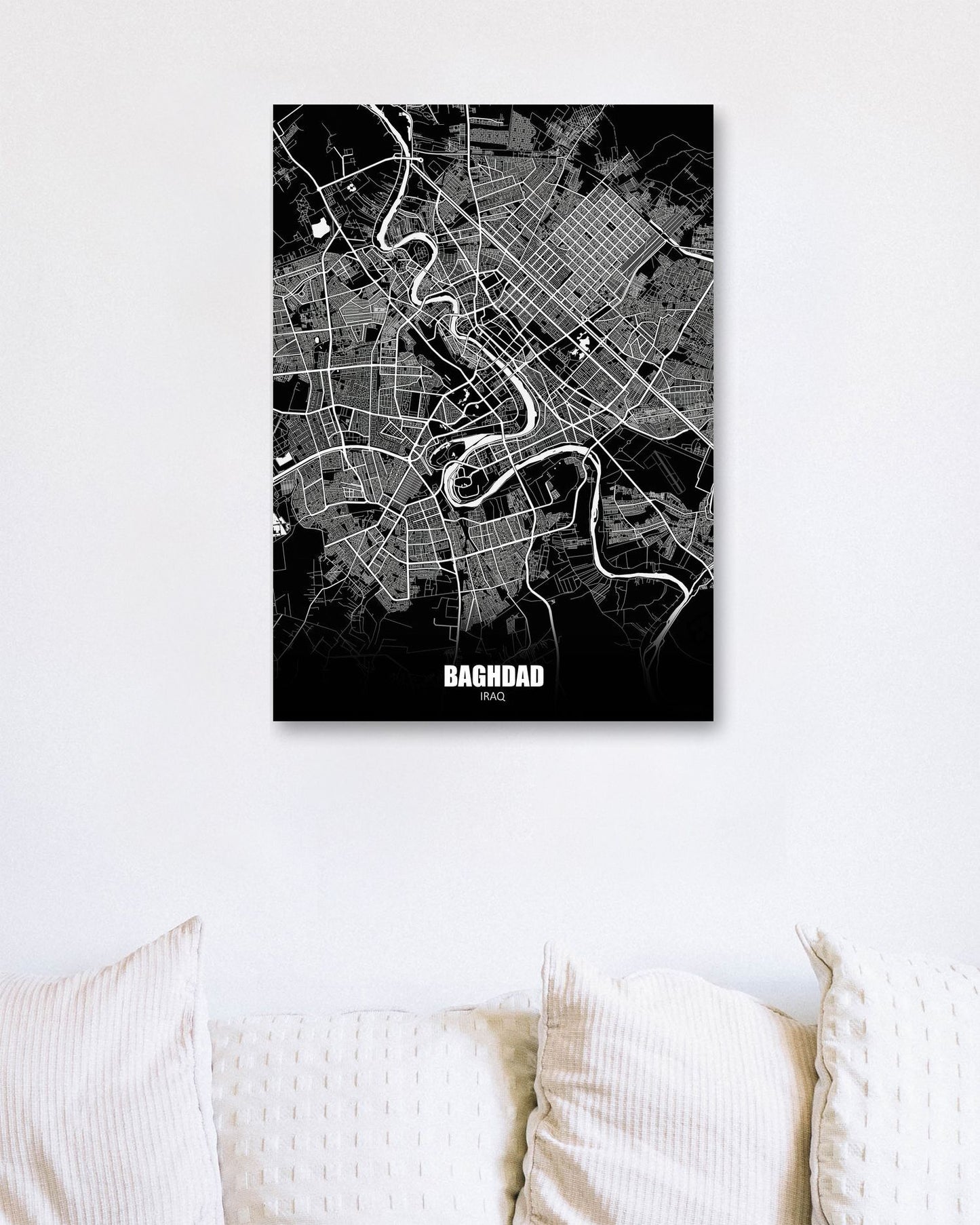 Baghdad Iraq Dark Negative Maps - @ZakeDjelevic