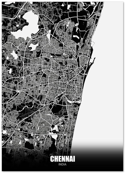 Chennai India Dark Negative Maps - @ZakeDjelevic