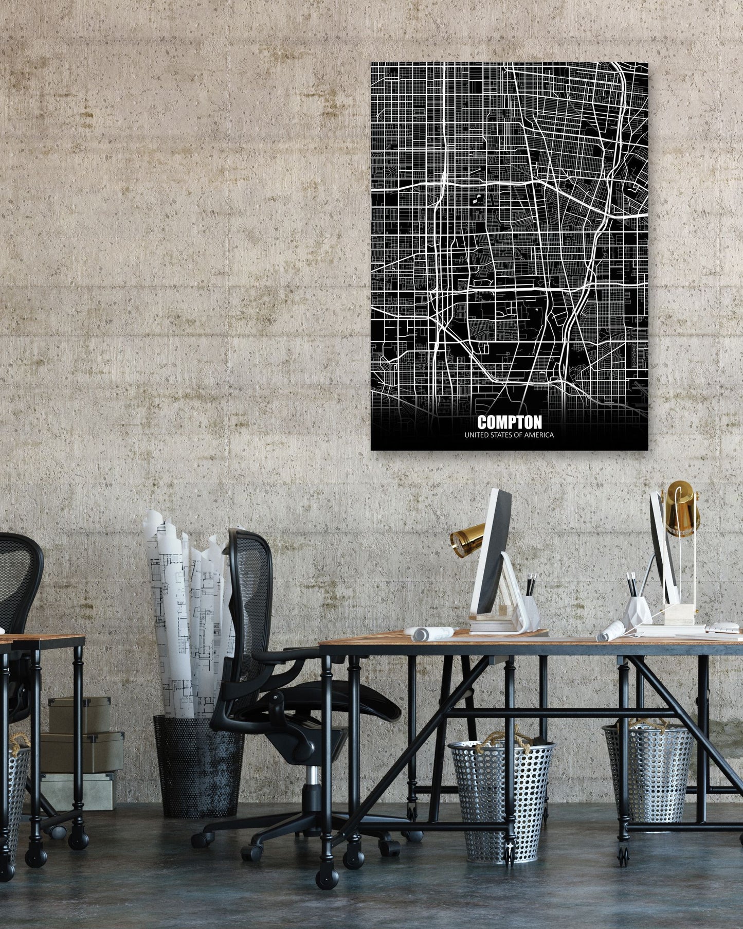 Compton USA Dark Negative Maps - @ZakeDjelevic