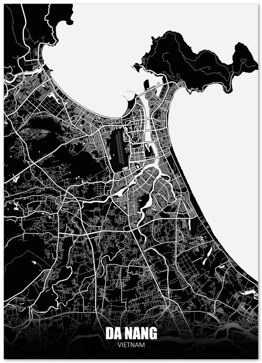 Da Nang Vietnam Dark Negative Maps - @ZakeDjelevic