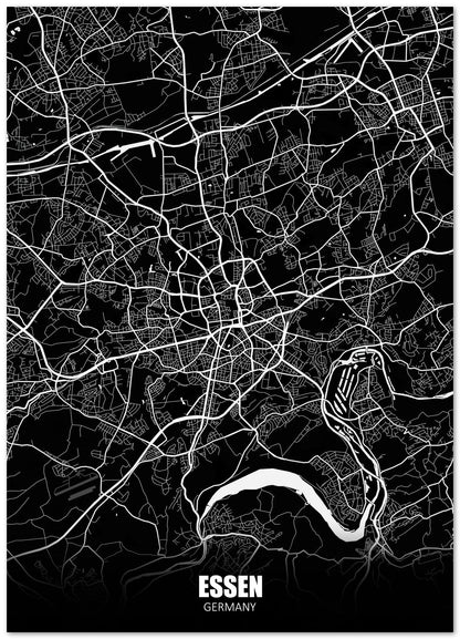 Essen Germany Dark Negative Maps - @ZakeDjelevic