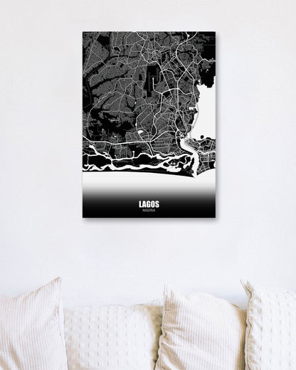 Lagos Nigeria Dark Negative Maps - @ZakeDjelevic