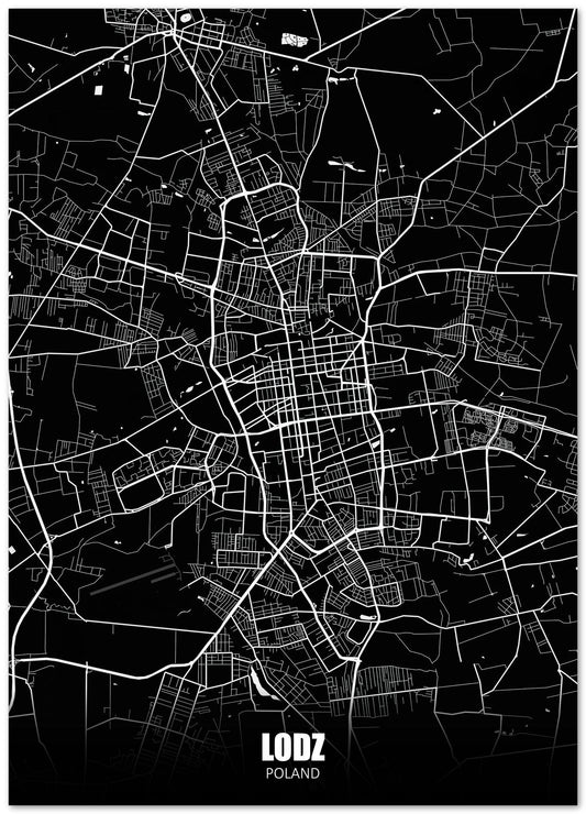 Lodz Poland Dark Negative Maps - @ZakeDjelevic