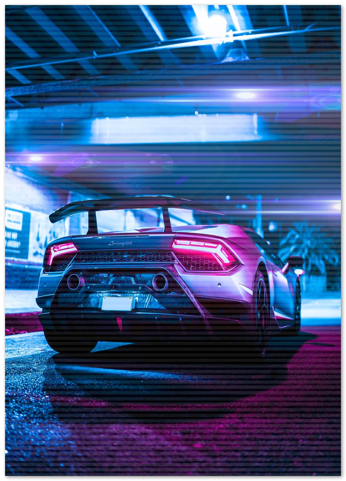 Super Car Retro Synthwave - @JeffNugroho