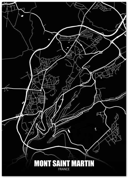 Mont Saint Martin France Dark Negative Maps - @ZakeDjelevic