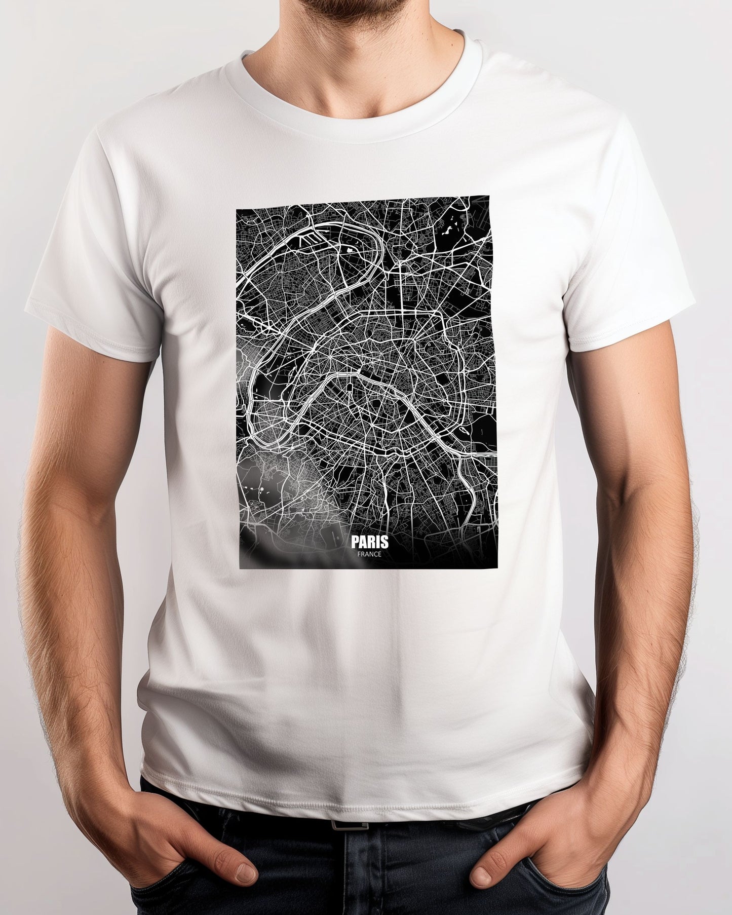 Paris France Dark Negative Maps - @ZakeDjelevic