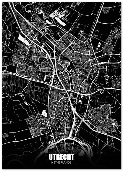 Utrecht Netherlands Dark Negative Maps - @ZakeDjelevic