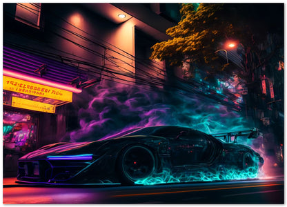 Super Car Neon City - @LightCreative