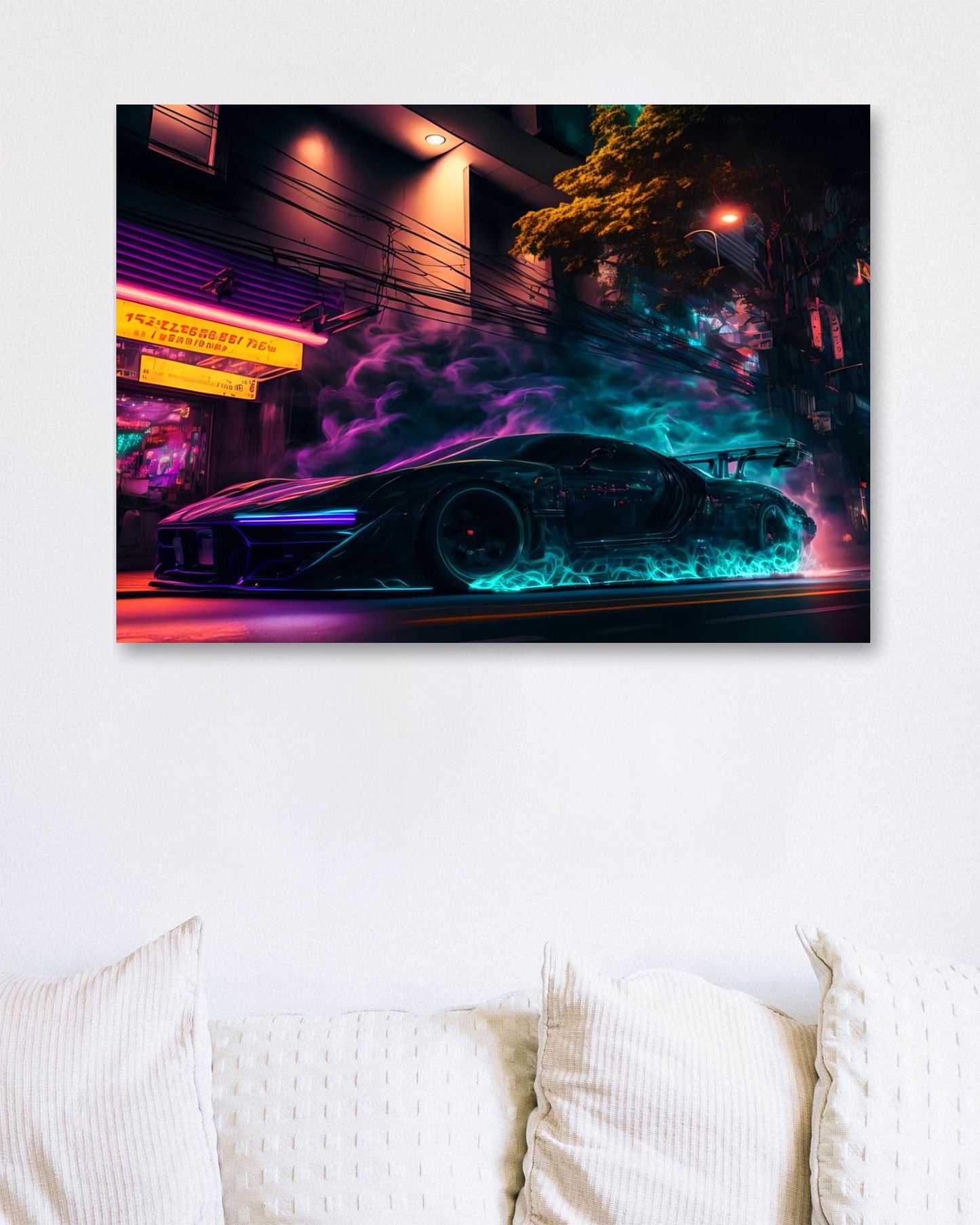 Super Car Neon City - @LightCreative