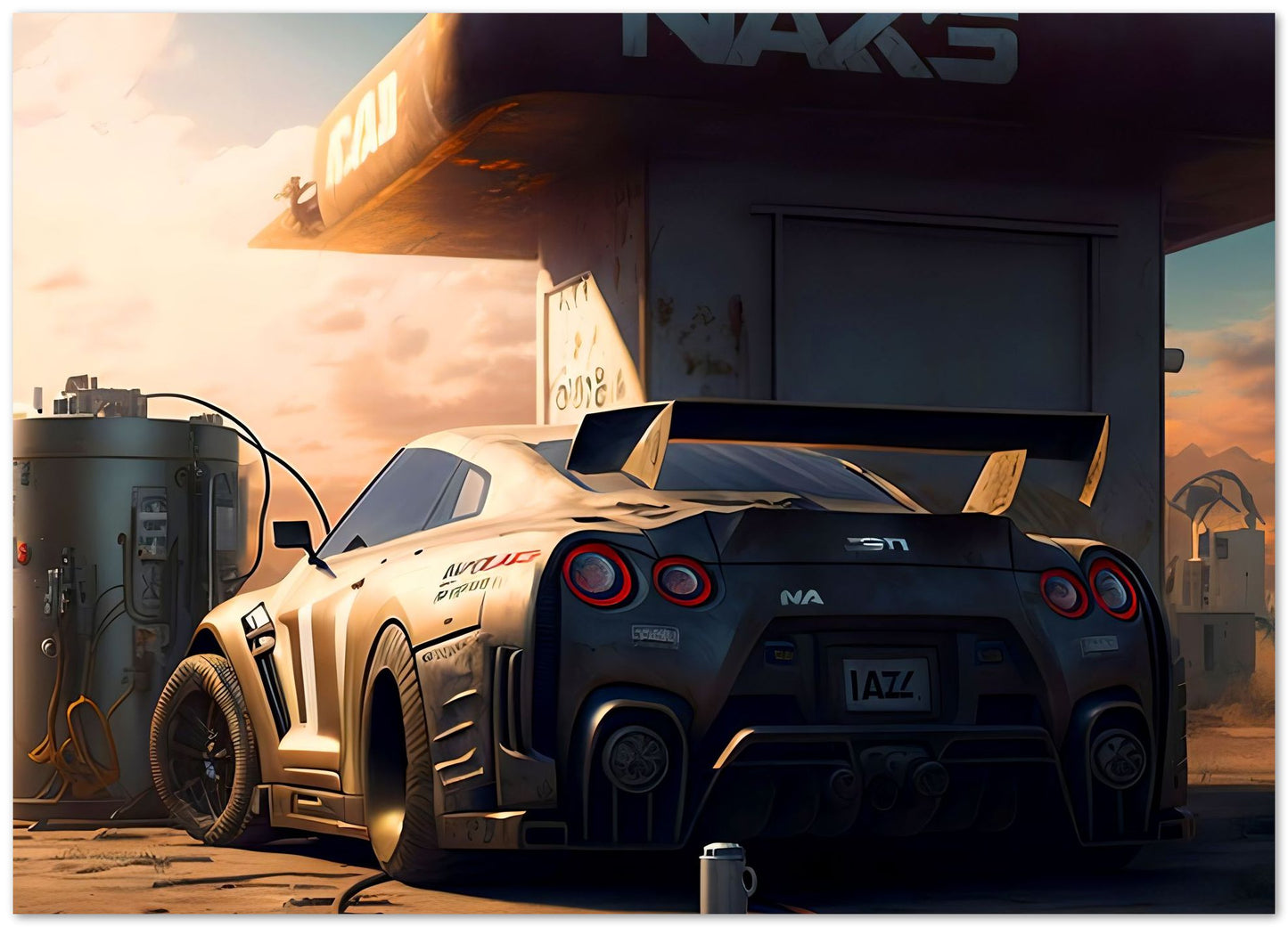 Car Nissan GTR 30 Sunset 3 - @LightCreative