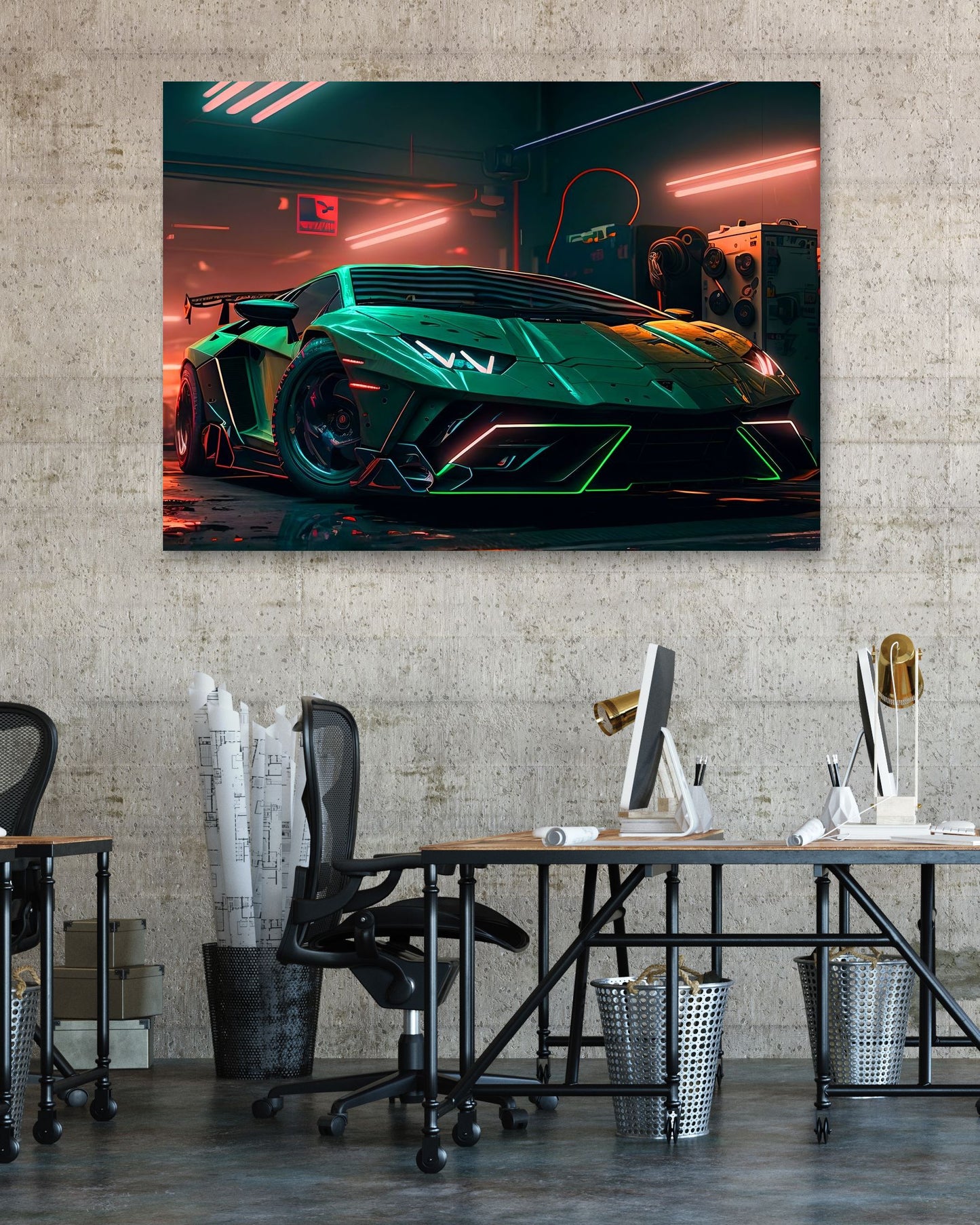 Super Car Lamborgini Neon - @LightCreative