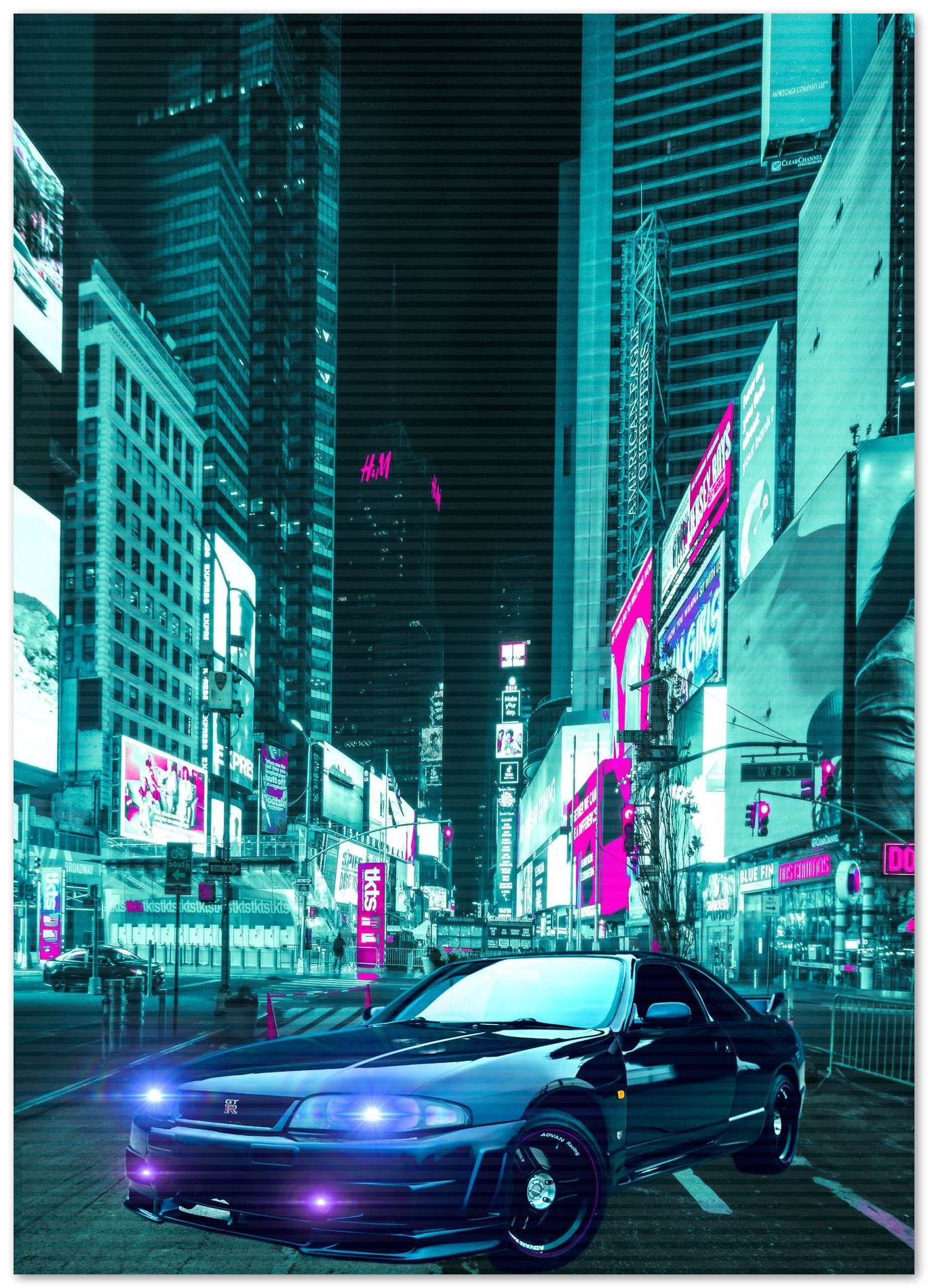 Car Retro Synthwave 1 - @JeffNugroho