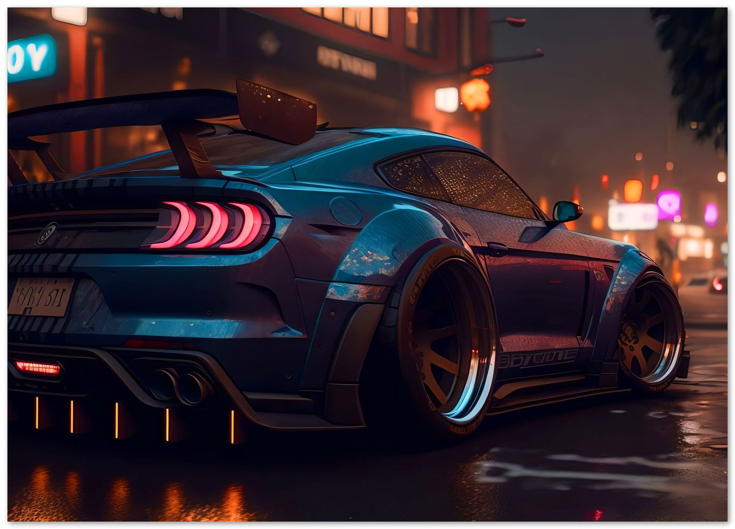 Super Car City Neon - @LightCreative