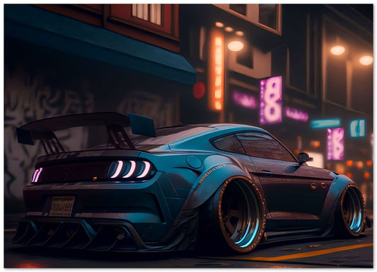 Super Car City Neon 1 - @LightCreative