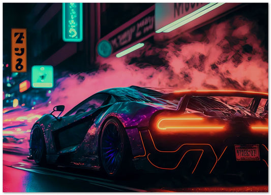 Super Car Neon City 2 - @LightCreative