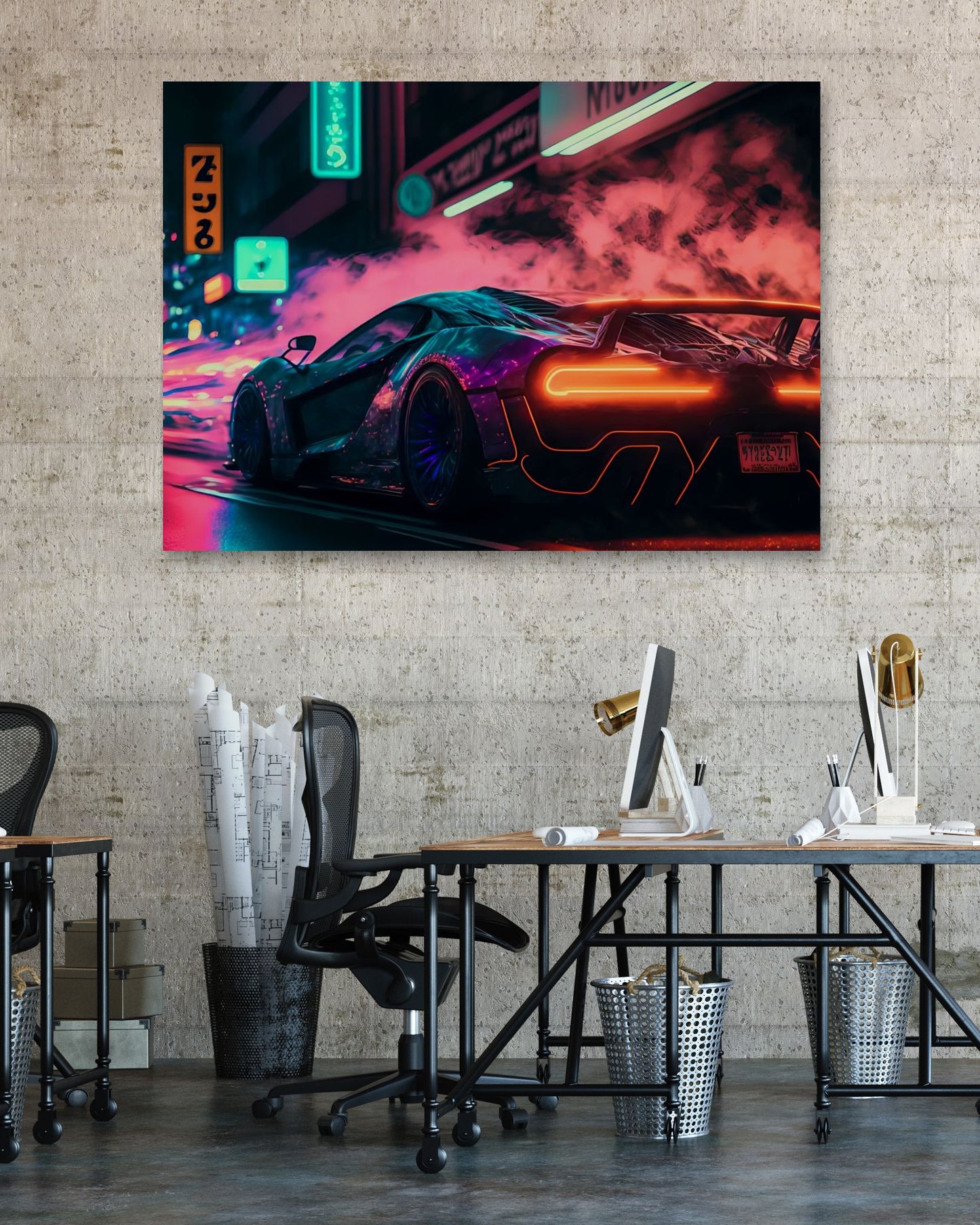 Super Car Neon City 2 - @LightCreative