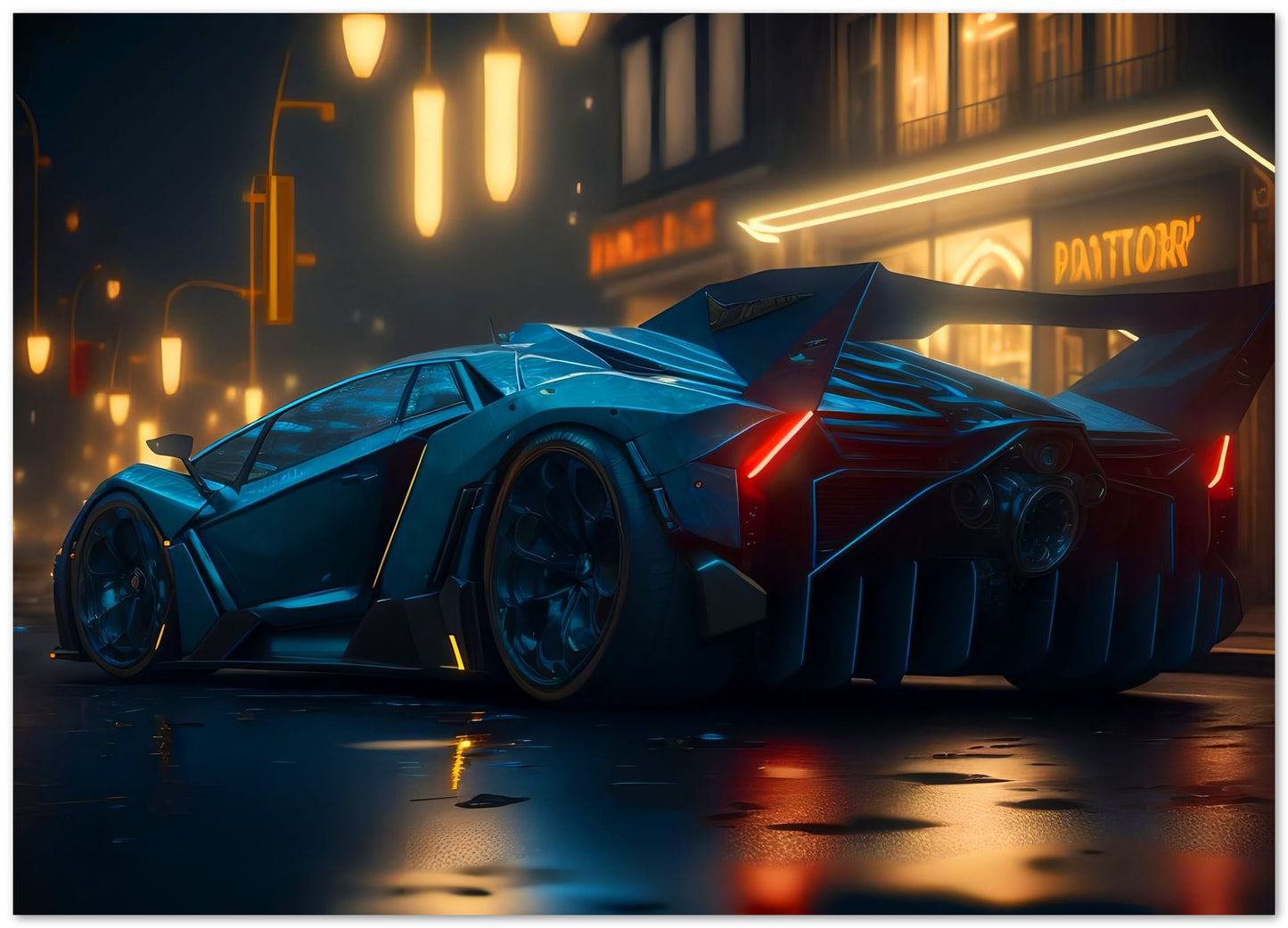 Super Car City Neon 2 - @LightCreative