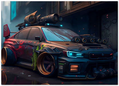 Super Car Cyberpunk - @LightCreative