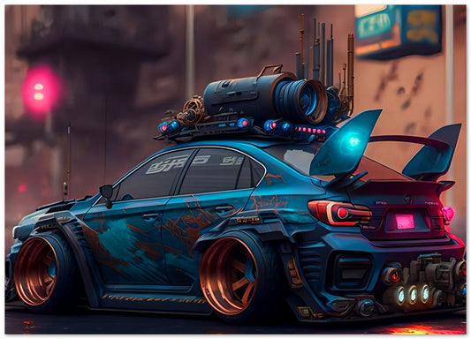 Super Car Cyberpunk 1 - @LightCreative