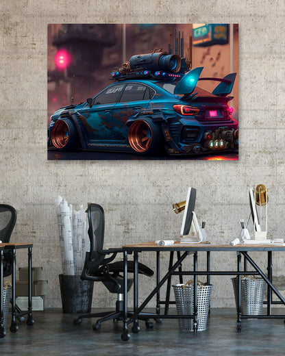 Super Car Cyberpunk 1 - @LightCreative