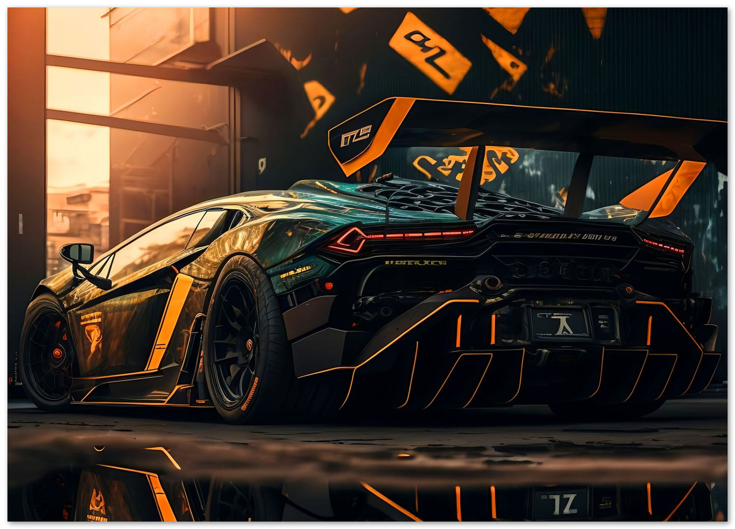 Super Car Lamborgini Garge 2 - @LightCreative