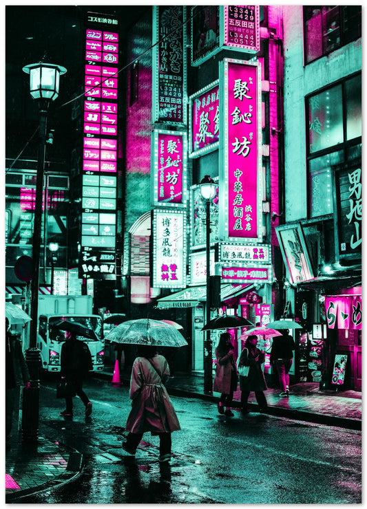 Tokyo Street Rain Synthwave - @JeffNugroho