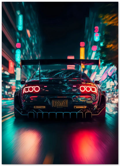 Super Car Neon City  Night 6 - @LightCreative