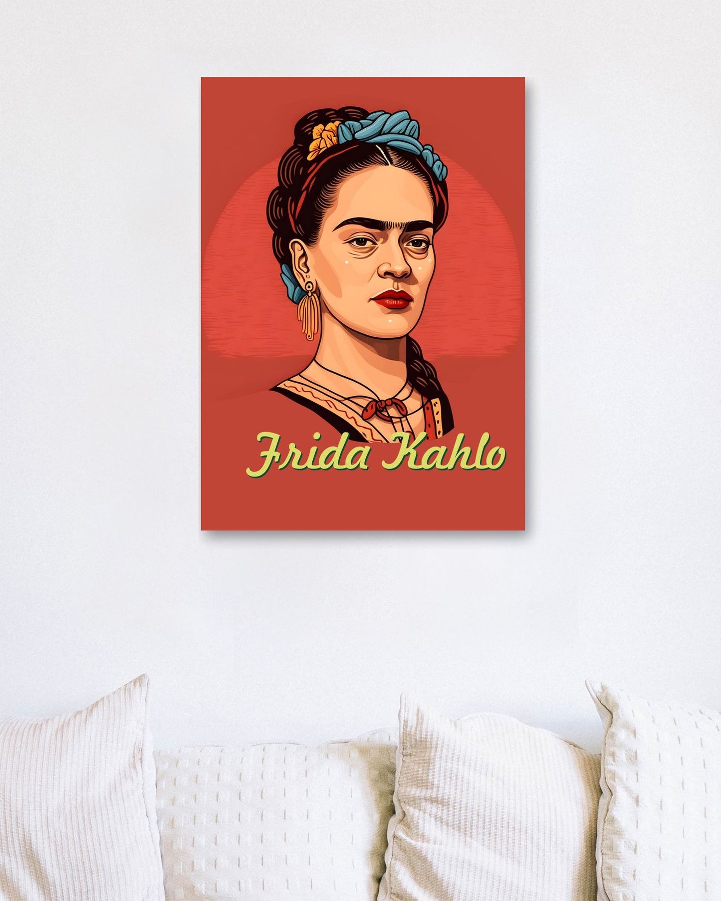 Frida Kahlo Portrait Cartoon - @WpapArtist