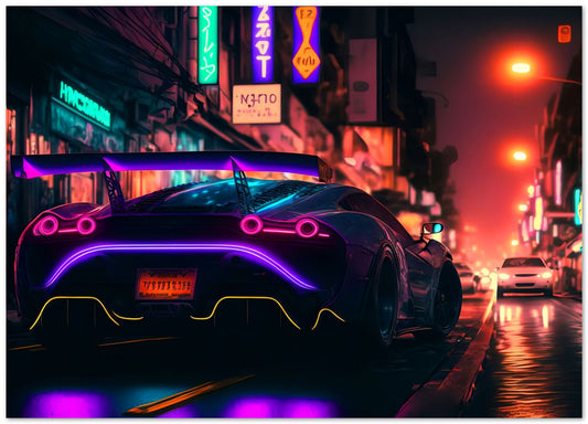 Super Car City Neon Night 8 - @LightCreative