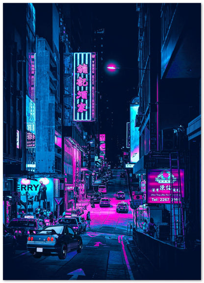 Hongkong Street Synthwave - @JeffNugroho