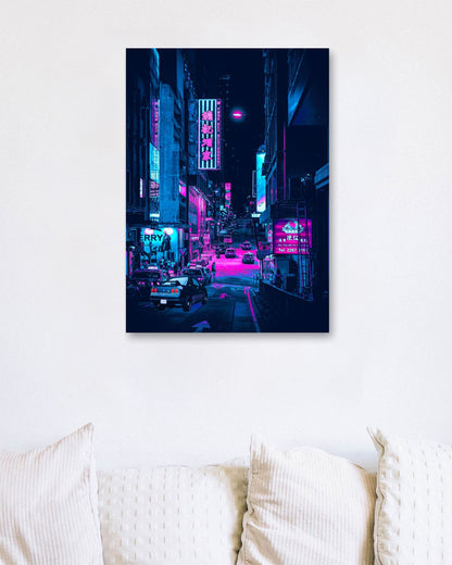 Hongkong Street Synthwave - @JeffNugroho