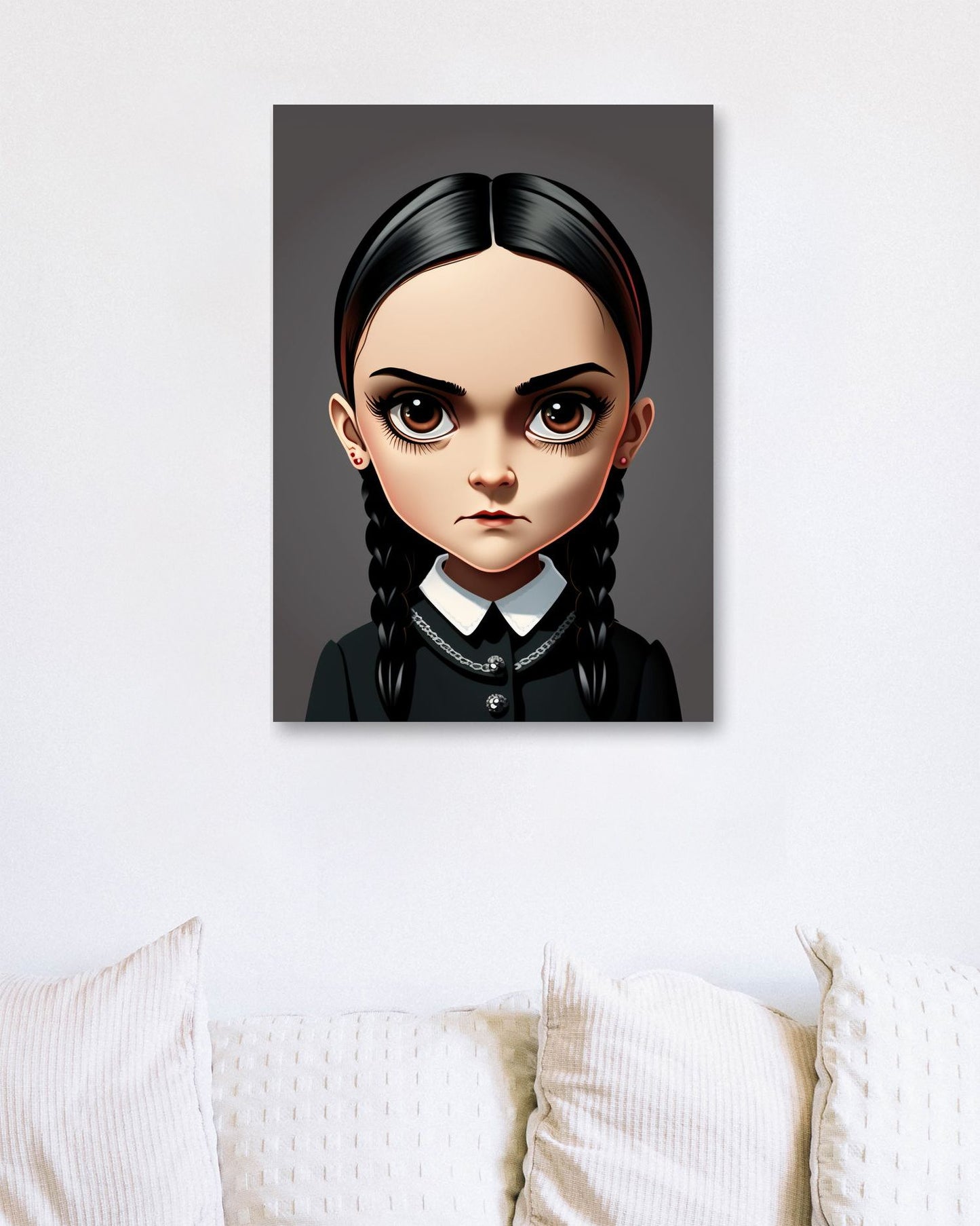 Wednesday Addams Cartoon - @WpapArtist