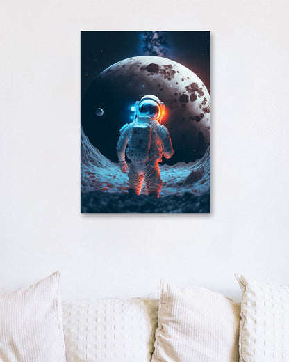Astronaut Mars Earth  - @WpapArtist