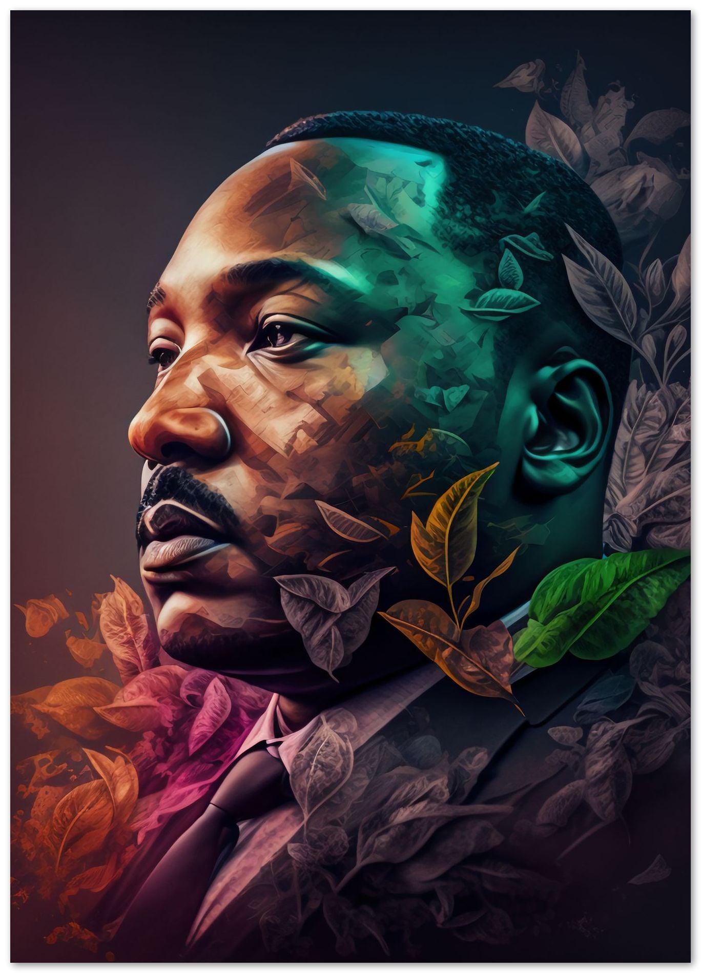 Martin Luther King Portrait - @WpapArtist