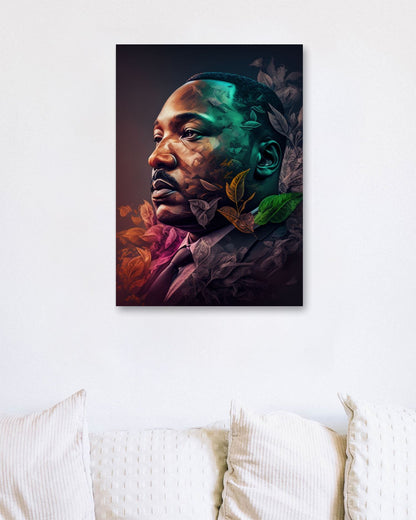 Martin Luther King Portrait - @WpapArtist